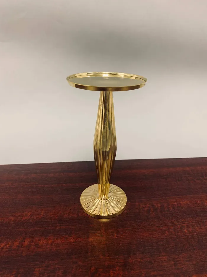 Biedermann Sons Earrings 7 Ht Sunburst Brass 3 Pillar Candle Holder