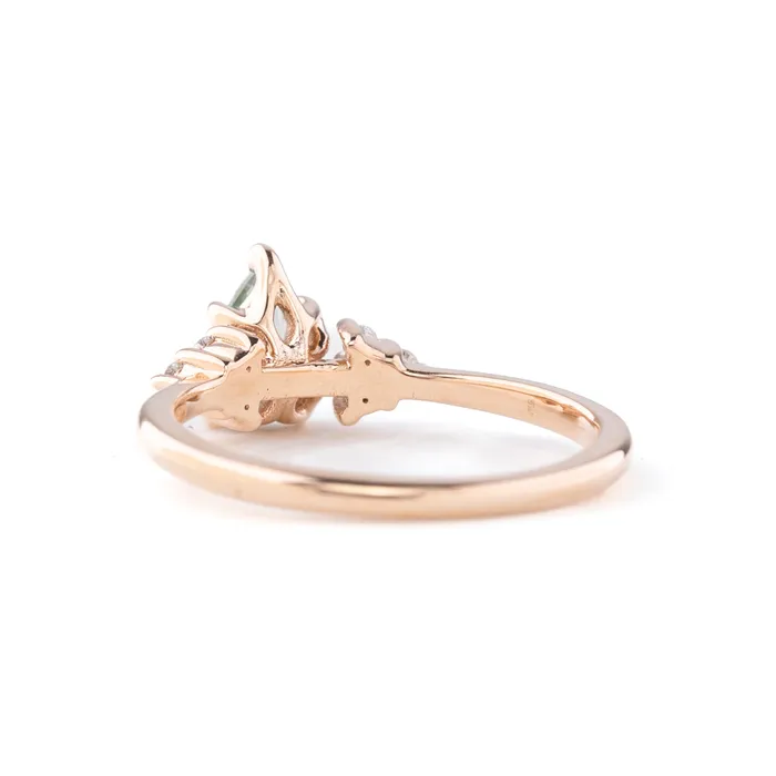Envero Jewelry Rings Teresa Ring 079ct Light Green Montana Sapphire 14k Rose Gold One of a kind Envero Jewelry Rings Teresa Ring 079ct Light Green Montana Sapphire 14k Rose Gold One of a kind