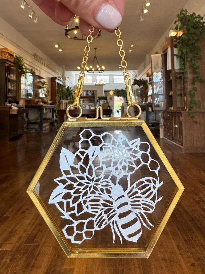 Mini Hanging Paper Cut Bee Carissa Wei Consignment Rings