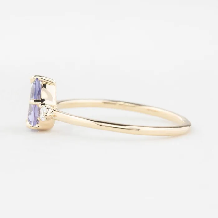 Rings Envero Jewelry Emilie Ring 060ct Light Blue Madagascar Sapphire 14K Yellow Gold One of a kind Rings Envero Jewelry Emilie Ring 060ct Light Blue Madagascar Sapphire 14K Yellow Gold One of a kind