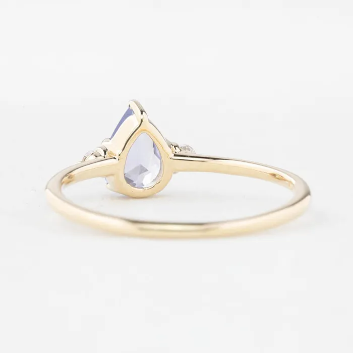 Rings Envero Jewelry Emilie Ring 060ct Light Blue Madagascar Sapphire 14K Yellow Gold One of a kind Rings Envero Jewelry Emilie Ring 060ct Light Blue Madagascar Sapphire 14K Yellow Gold One of a kind