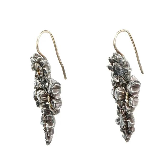 Bell Bird Antiques 18th Century Portuguese Lazo Diamond Earrings Earrings