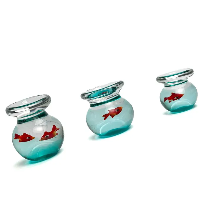 Murano Glass Fishbowl Balbi Cristiano Earrings