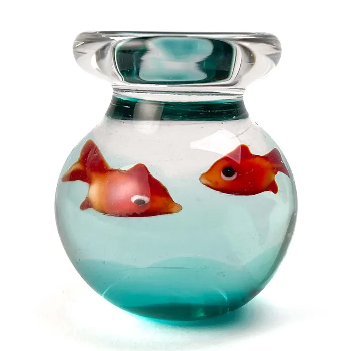 Murano Glass Fishbowl Balbi Cristiano Earrings
