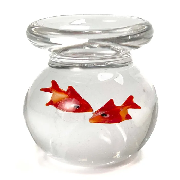 Murano Glass Fishbowl Balbi Cristiano Earrings