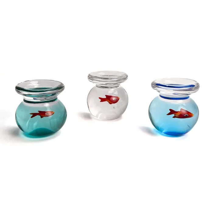 Murano Glass Fishbowl Balbi Cristiano Earrings