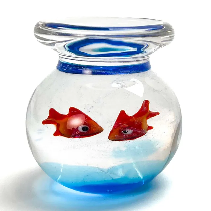 Murano Glass Fishbowl Balbi Cristiano Earrings