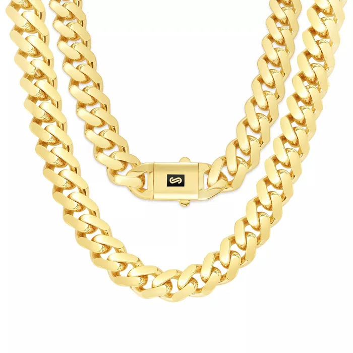 10k Yellow Gold Royal Monaco Miami Cuban Link 13mm Chain Pendant Necklace 28 Goldiacom Necklaces 10k Yellow Gold Royal Monaco Miami Cuban Link 13mm Chain Pendant Necklace 28 Goldiacom Necklaces