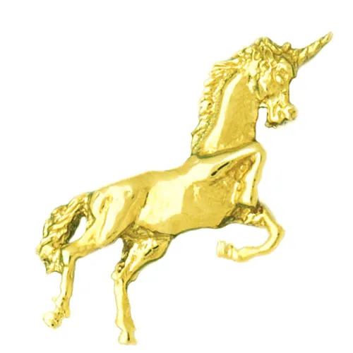 14K Gold Unicorn Pendant Goldia PreStyled Sets