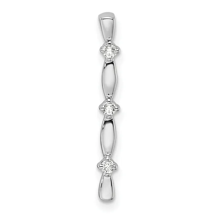 14k White Gold 120 Ct Lab Grown Diamond VSSI G Fancy Bar Chain Slide Pendant Goldia Necklaces 14k White Gold 120 Ct Lab Grown Diamond VSSI G Fancy Bar Chain Slide Pendant Goldia Necklaces
