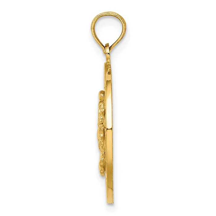 14k Yellow Gold CAPE MAY w Crab Charm Goldia Charm Necklaces