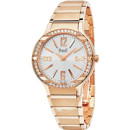 Bracelets JMS always Original Piaget Polo Diamond Silver Dial 18Kt Rose Gold Bracelet Ladies Watch GOA36031 Bracelets JMS always Original Piaget Polo Diamond Silver Dial 18Kt Rose Gold Bracelet Ladies Watch GOA36031