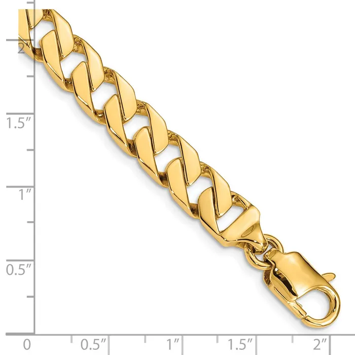 Bracelets MDS Solid 14K Yellow Gold 8 inch 85mm Hand Polished Fancy Link with Lobster Clasp Bracelet Bracelets MDS Solid 14K Yellow Gold 8 inch 85mm Hand Polished Fancy Link with Lobster Clasp Bracelet