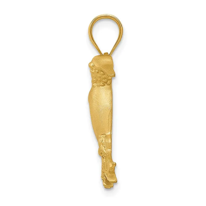 Charm Necklaces 14k Yellow Gold Hummingbird Charm Goldia