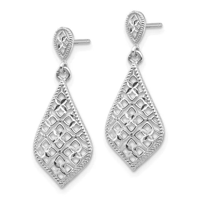 Earrings Goldia 14k White Gold Dangle Earrings