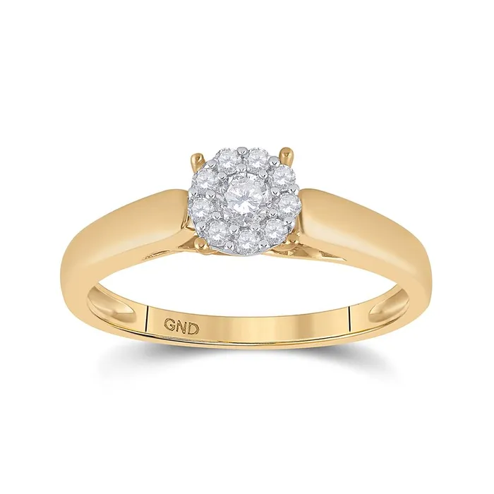 gndatlanta Rings 10k Yellow Gold Round Diamond Solitaire Bridal Engagement Ring 15 Cttw Certified gndatlanta Rings 10k Yellow Gold Round Diamond Solitaire Bridal Engagement Ring 15 Cttw Certified