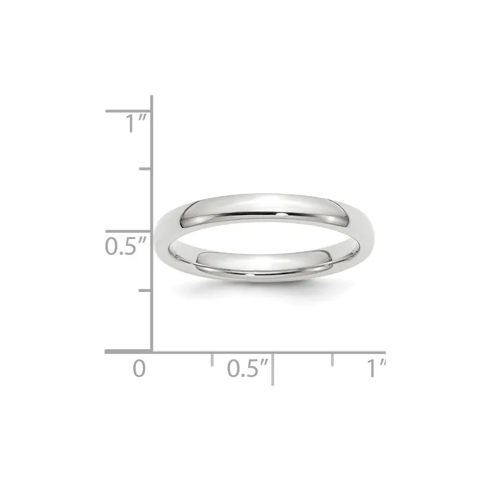 Goldia Rings Solid 10K Yellow Gold White Gold 3mm Comfort Fit MensWomens Wedding Band Ring Size 9