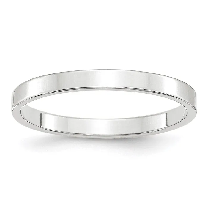 Goldia Rings Solid 14K White Gold 25mm Light Weight Flat MensWomens Wedding Band Ring Size 13 Goldia Rings Solid 14K White Gold 25mm Light Weight Flat MensWomens Wedding Band Ring Size 13