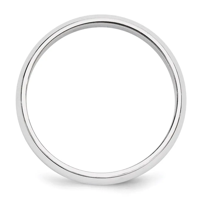 Goldia Rings Solid 14K Yellow Gold White Gold 5mm HalfRound MensWomens Wedding Band Ring Size 12