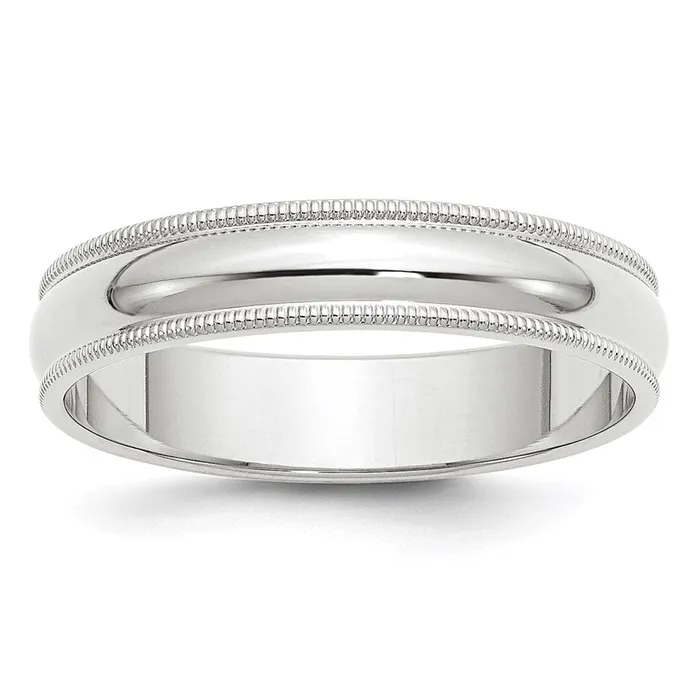 Goldia Rings Solid 14K Yellow Gold White Gold 5mm Milgrain MensWomens Wedding Band Ring Size 85 Goldia Rings Solid 14K Yellow Gold White Gold 5mm Milgrain MensWomens Wedding Band Ring Size 85