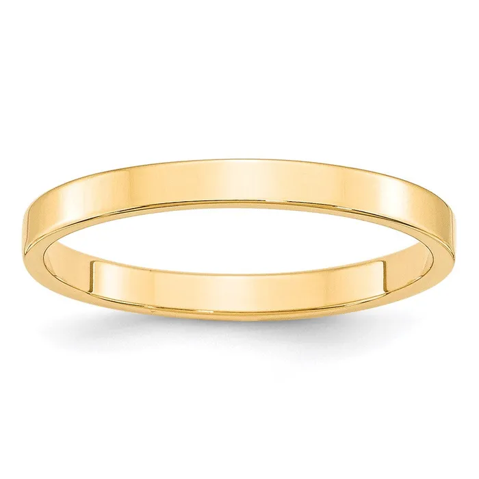 Goldia Rings Solid 18K Yellow Gold 25mm Light Weight Flat MensWomens Wedding Band Ring Size 125 Goldia Rings Solid 18K Yellow Gold 25mm Light Weight Flat MensWomens Wedding Band Ring Size 125