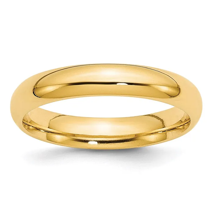 Goldia Rings Solid 18K Yellow Gold 4mm Comfort Fit MensWomens Wedding Band Ring Size 8 Goldia Rings Solid 18K Yellow Gold 4mm Comfort Fit MensWomens Wedding Band Ring Size 8