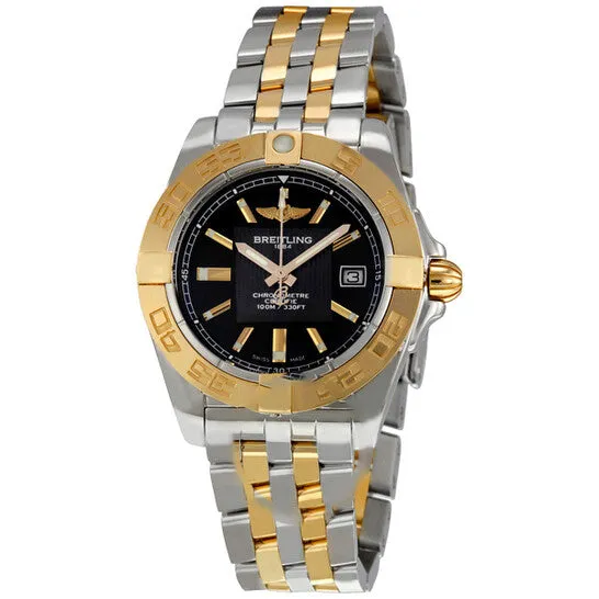 JMS always Bracelets Original Breitling Galatic 32 Black Stainless Steel and Gold Ladies Watch C71356L2BA12TT JMS always Bracelets Original Breitling Galatic 32 Black Stainless Steel and Gold Ladies Watch C71356L2BA12TT