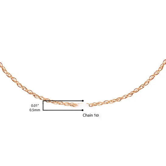 JMS always Necklaces Original Haus of Brilliance Solid 10k Rose Gold 05MM Rope Chain Necklace Unisex Chain Size 16 Inches JMS always Necklaces Original Haus of Brilliance Solid 10k Rose Gold 05MM Rope Chain Necklace Unisex Chain Size 16 Inches