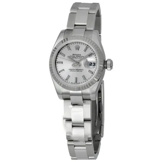 JMS always Original Rolex Lady Datejust 26 Silver Dial Stainless Steel Oyster Bracelet Automatic Watch 179174SSO Bracelets JMS always Original Rolex Lady Datejust 26 Silver Dial Stainless Steel Oyster Bracelet Automatic Watch 179174SSO Bracelets