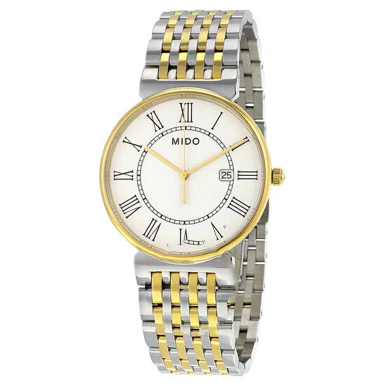 JMS always Rings Original Mido Dorada White Dial Twotone Mens Watch M0096102201300 JMS always Rings Original Mido Dorada White Dial Twotone Mens Watch M0096102201300