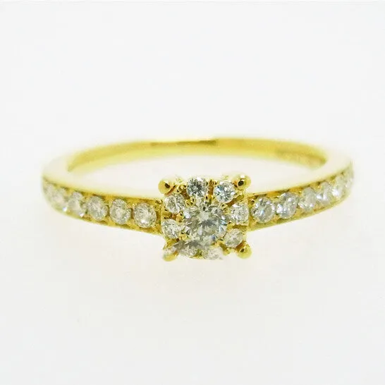 JMS always Rings Original New J Collection Fine Jewellery Ring W Diamond23 Rddi 036 Ct18ky 265 Gm 18kt Yellow Gold Gold JMS always Rings Original New J Collection Fine Jewellery Ring W Diamond23 Rddi 036 Ct18ky 265 Gm 18kt Yellow Gold Gold