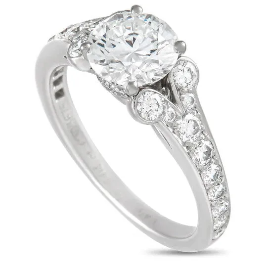 JMS always Rings Original PreOwned Cartier Ballerine Platinum 104 ct Diamond Engagement Ring JMS always Rings Original PreOwned Cartier Ballerine Platinum 104 ct Diamond Engagement Ring
