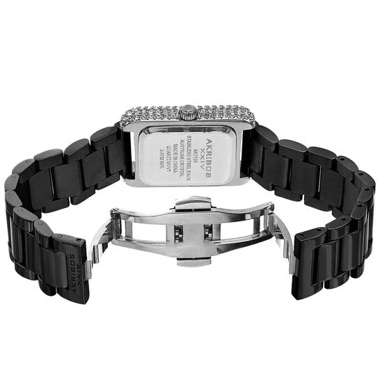 JMS always Watches Original Akribos XXIV Quartz White Dial Ladies Watch AK1108BKR JMS always Watches Original Akribos XXIV Quartz White Dial Ladies Watch AK1108BKR