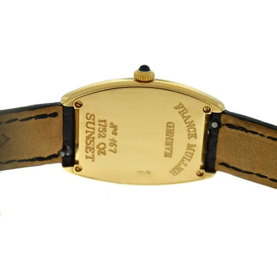 JMS always Watches Original Preowned Franck Muller Muller Sunset Quartz Black Dial Ladies Watch 1752 JMS always Watches Original Preowned Franck Muller Muller Sunset Quartz Black Dial Ladies Watch 1752