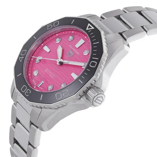 JMS always Watches Original Tag Heuer Aquaracer Automatic Diamond Pink Dial Ladies Watch WBP231JBA0618 JMS always Watches Original Tag Heuer Aquaracer Automatic Diamond Pink Dial Ladies Watch WBP231JBA0618