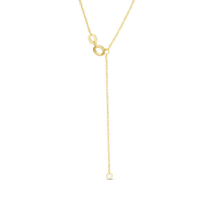 Love Smiley Face Necklace in 14K Gold Goldia Necklaces