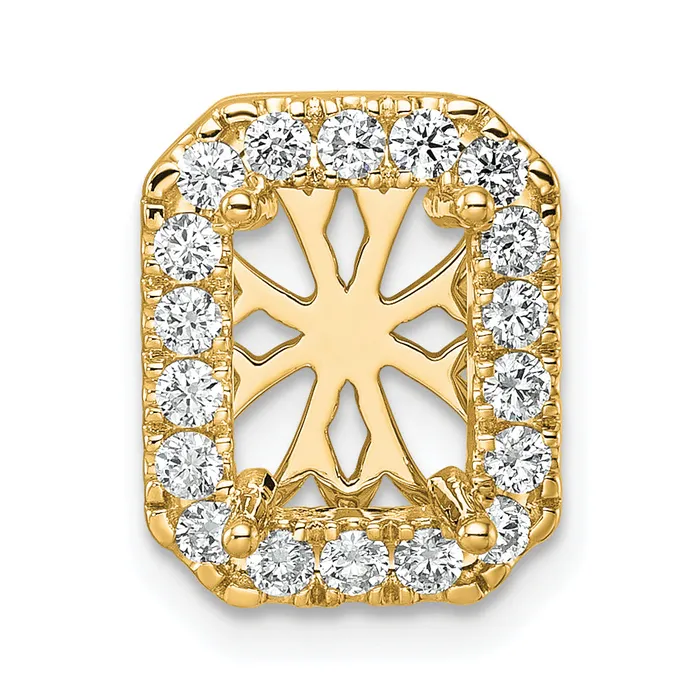 Necklaces Goldia 14k Yellow Gold 12 Ct Lab Grown Diamond VSSI G Halo Chain Slide Pendant Necklaces Goldia 14k Yellow Gold 12 Ct Lab Grown Diamond VSSI G Halo Chain Slide Pendant