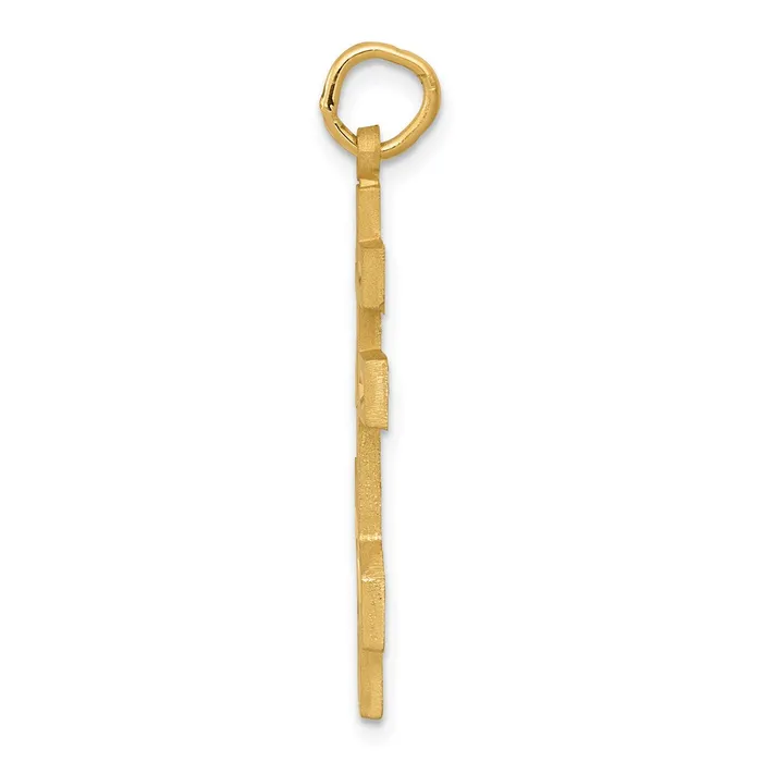 Necklaces Goldia 14k Yellow Gold Eastern Orthodox Cross Pendant