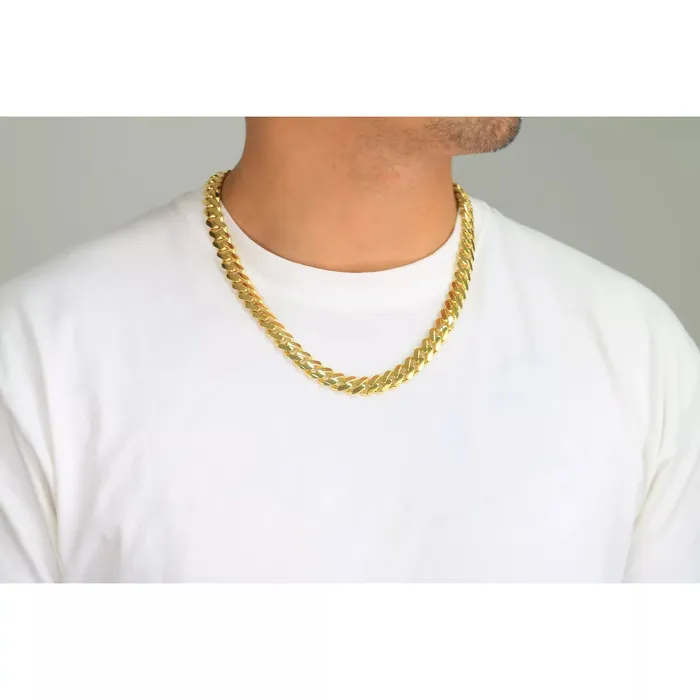Necklaces Goldiacom 14k Yellow Gold Royal Monaco Miami Cuban Link 6mm Chain Pendant Necklace 26