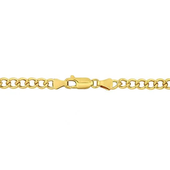 Necklaces JMS always Original AMOUR 41mm Curb Chain Necklace In 14K Yellow Gold 16 In Necklaces JMS always Original AMOUR 41mm Curb Chain Necklace In 14K Yellow Gold 16 In
