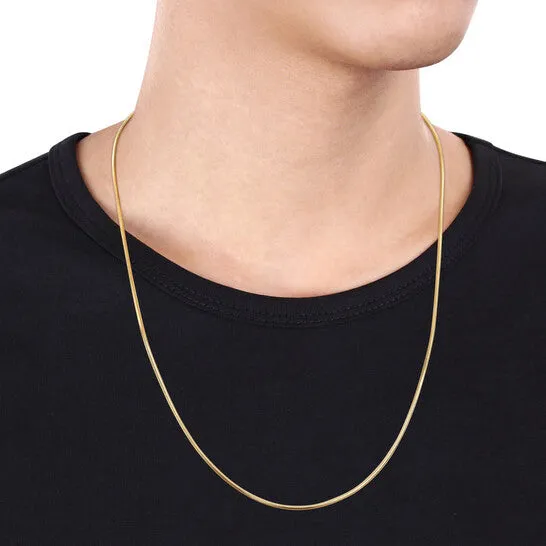 Original AMOUR 12mm Snake Chain Necklace In Yellow Plated Sterling Silver 20 In JMS always Necklaces Original AMOUR 12mm Snake Chain Necklace In Yellow Plated Sterling Silver 20 In JMS always Necklaces