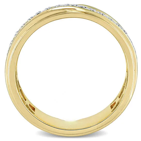 Original Amour Yellow Silver 110 CT TDW Diamond Ring JMS always Rings