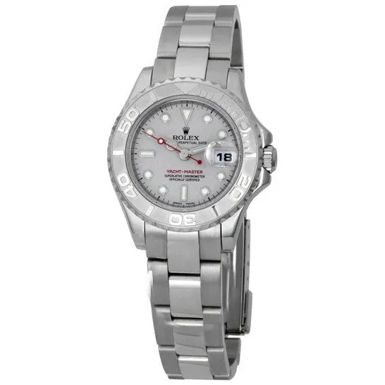 Original Preowned Rolex YachtMaster Grey Dial Ladies Watch 169622GYSO JMS always Watches Original Preowned Rolex YachtMaster Grey Dial Ladies Watch 169622GYSO JMS always Watches