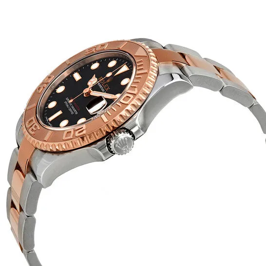 PreStyled Sets JMS always Original Rolex YachtMaster 37 Automatic Black Dial Ladies Steel and 18K Everose Gold Oyster Watch 268621BKSO PreStyled Sets JMS always Original Rolex YachtMaster 37 Automatic Black Dial Ladies Steel and 18K Everose Gold Oyster Watch 268621BKSO