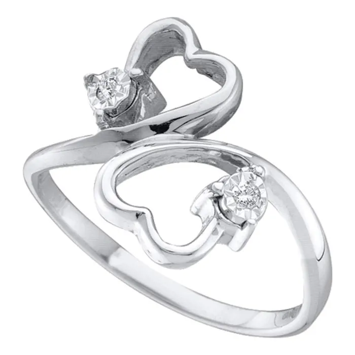 Rings gndatlanta 003CTWDiamond HEART RING