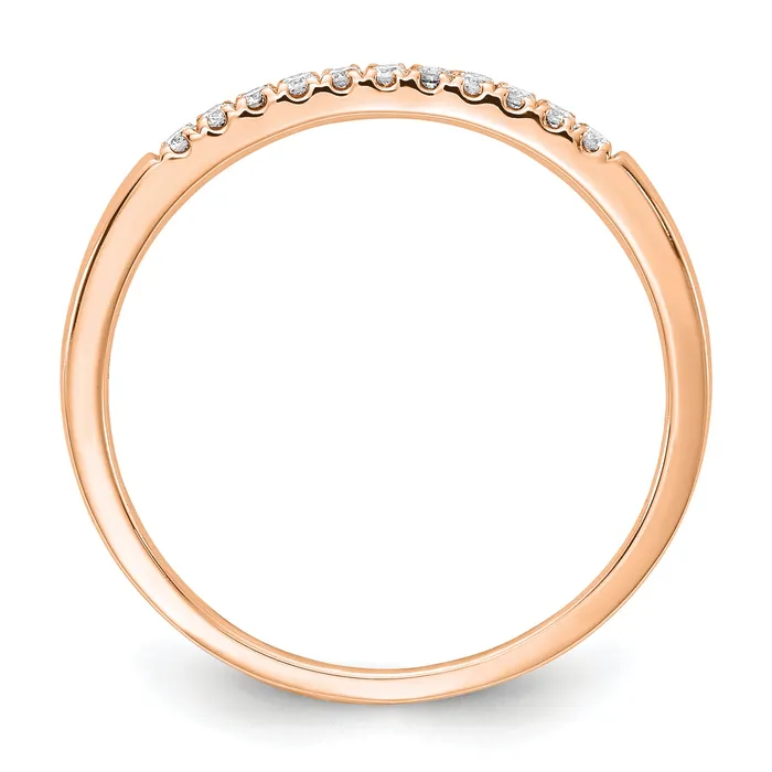 Rings Goldia 14k Rose Gold 110 Ct Lab Grown Diamond VSSI G Wedding Band Ring
