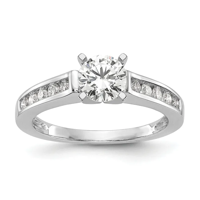 Rings Goldia 14k White Gold 14 Ct Lab Grown Diamond VSSI G Peg Set Engagement Ring Rings Goldia 14k White Gold 14 Ct Lab Grown Diamond VSSI G Peg Set Engagement Ring