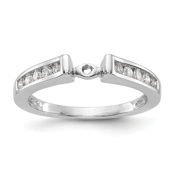 Rings Goldia 14k White Gold 14 Ct Lab Grown Diamond VSSI G Peg Set Engagement Ring