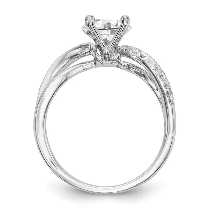 Rings Goldia 14k White Gold 16 Ct Lab Grown Diamond VSSI G Peg Set Engagment Ring