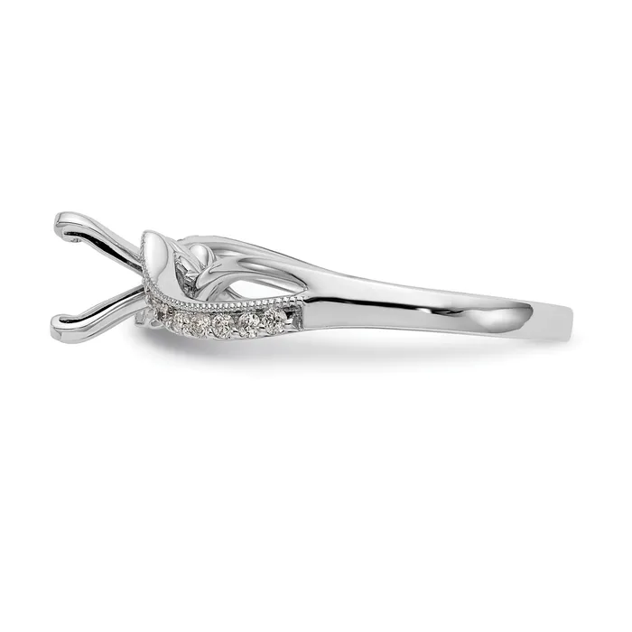 Rings Goldia 14k White Gold 16 Ct Lab Grown Diamond VSSI G Peg Set Engagment Ring